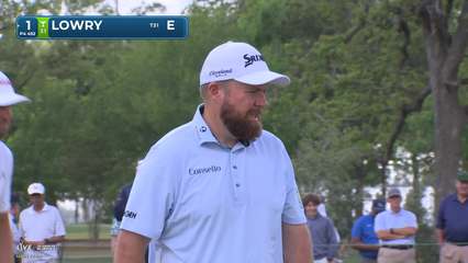 Shane Lowry | Round 1 | 1st hole | Shot 4 | -1 Houston Open