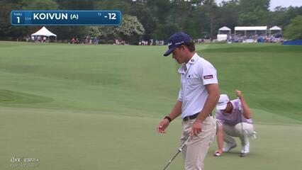 Jackson Koivun | Round 4 | 1st hole | Shot 3 | 2025 Wyndham