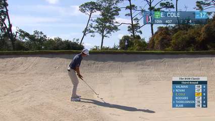 Eric Cole | Round 3 | 10th hole | Shot 4 | 2025 The RSM Classic