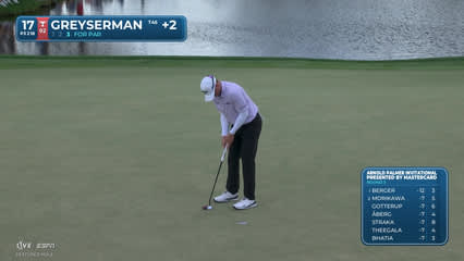 Max Greyserman | Round 3 | 17th hole | Shot 3 | 2026 Arnold Palmer