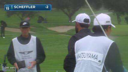 Scottie Scheffler | Round 1 | 15th hole | Shot 4 | 2025 Genesis