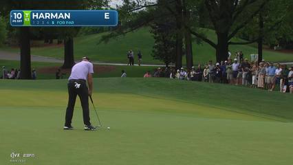 Brian Harman | Round 1 | 10th hole | Shot 5 | 2026 Truist Championship