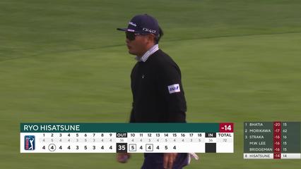 Ryo Hisatsune | Round 3 | 15th hole | Shot 4 | 2026 AT&T Pebble Beach