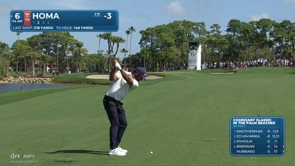 Max Homa | Round 2 | 6th hole | Shot 2 | 2026 Cognizant Classic