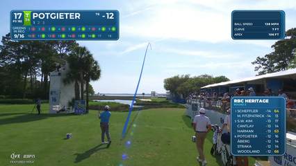 Aldrich Potgieter | Round 3 | 17th hole | Shot 1 | 2026 RBC Heritage