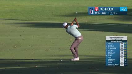 Ricky Castillo | Round 2 | 17th hole | Shot 2 | 2025 Sanderson Farms