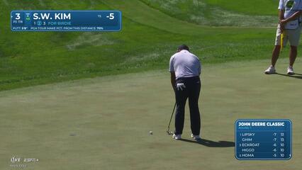 Si Woo Kim | Round 1 | 3rd hole | Shot 2 | 2025 John Deere