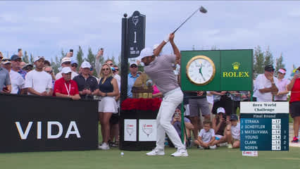 Scottie Scheffler | Round 4 | 1st hole | Shot 1 | 2025 Hero World Challenge