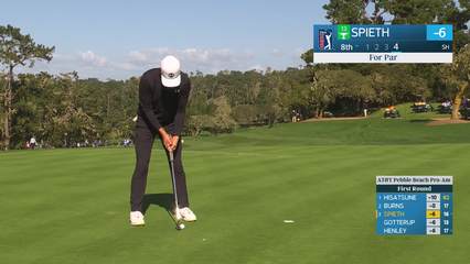 Jordan Spieth | Round 1 | 8th hole | Shot 4 | 2026 AT&T Pebble Beach