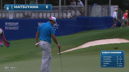 Hideki Matsuyama | Round 2 | 17th hole | Shot 4 | 2025 Wyndham