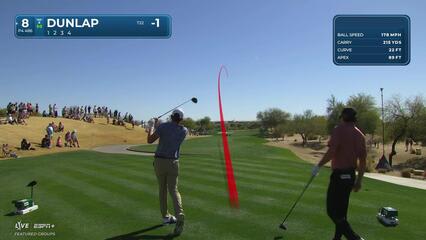 Nick Dunlap | Round 1 | 8th hole | Shot 1 | 2025 WM Phoenix Open