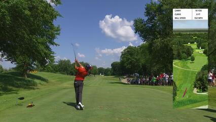 Max Homa | Round 2 | 11th hole | Shot 1 | 2025 John Deere