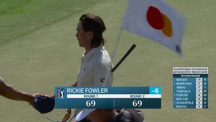 Rickie Fowler | Round 2 | 18th hole | Shot 4 | 2026 Arnold Palmer