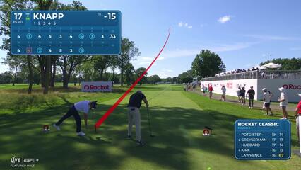 Jake Knapp | Round 3 | 17th hole | Shot 1 | 2025 Rocket Classic