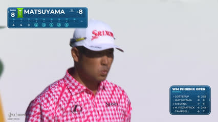 Hideki Matsuyama | Round 2 | 17th hole | Shot 3 | 2026 WM Phoenix Open