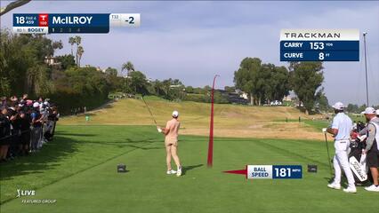 Rory McIlroy | 2024 Genesis | Round 2 | 18th hole | Shot 1