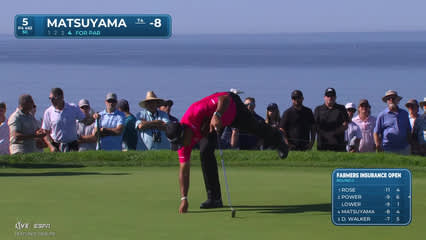 Hideki Matsuyama | Round 2 | 5th hole | Shot 4 | 2026 Farmers