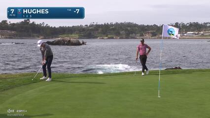 Mackenzie Hughes | Round 4 | 7th hole | Shot 3 | 2025 AT&T Pebble Beach