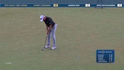 Corey Conners | Round 1 | 9th hole | Shot 5 | 2026 THE PLAYERS