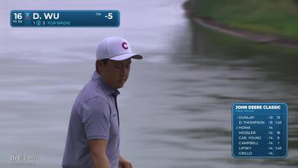 Dylan Wu | Round 4 | 16th hole | Shot 2 | 2025 John Deere