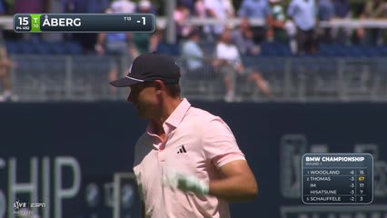 Ludvig Åberg | Round 1 | 9th hole | Shot 2 | 2026 BMW Championship