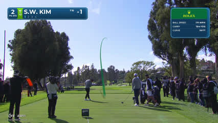 Si Woo Kim | Round 1 | 2nd hole | Shot 1 | 2026 The Genesis