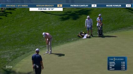Keegan Bradley | Round 1 | 5th hole | Shot 4 | 2025 THE PLAYERS