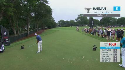 Brian Harman | Round 3 | 2nd hole | Shot 1 | 2025 TOUR Championship
