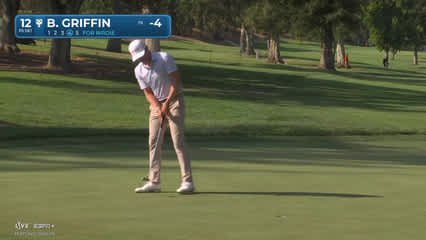 Ben Griffin | Round 1 | 12th hole | Shot 4 | 2025 Procore