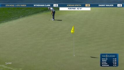 Jordan Spieth | Round 2 | 5th hole | Shot 5 | 2025 THE PLAYERS