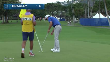 Keegan Bradley | Round 1 | 11th hole | Shot 4 | 2025 Sony Open