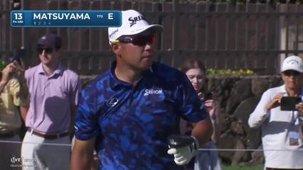 Hideki Matsuyama | Round 1 | 13th hole | Shot 1 | 2026 Sony Open