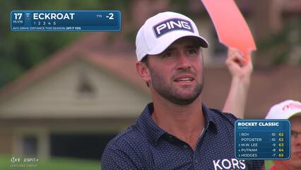 Austin Eckroat | Round 1 | 17th hole | Shot 1 | 2025 Rocket Classic