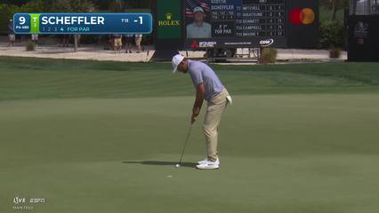 Scottie Scheffler | Round 1 | 9th hole | Shot 4 | 2026 Arnold Palmer
