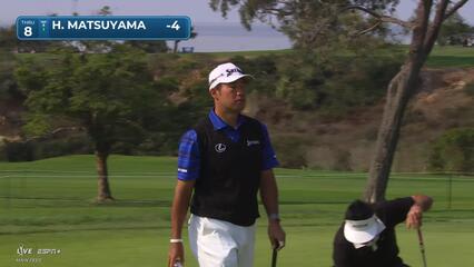 Hideki Matsuyama | Round 3 | 8th hole | Shot 3 | 2025 Farmers