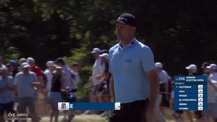 Justin Rose | Round 3 | 1st hole | Shot 4 | 2025 Genesis Scottish Open