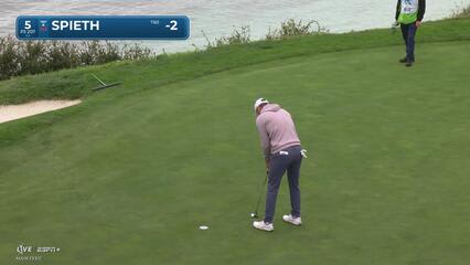 Jordan Spieth | Round 2 | 5th hole | Shot 4 | 2025 AT&T Pebble Beach