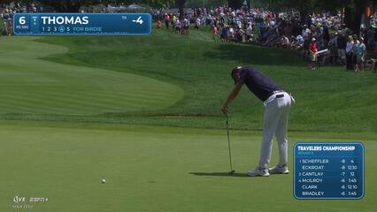 Justin Thomas | Round 2 | 6th hole | Shot 5 | 2025 Travelers