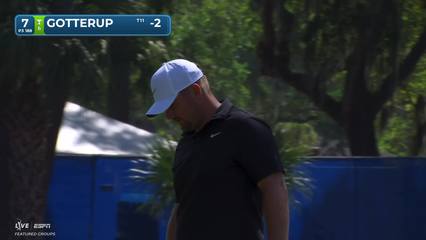 Chris Gotterup | Round 1 | 7th hole | Shot 4 | 2026 RBC Heritage