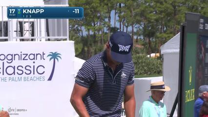 Jake Knapp | Round 1 | 17th hole | Shot 1 | 2025 Cognizant Classic