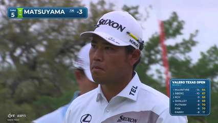 Hideki Matsuyama | Round 2 | 5th hole | Shot 4 | 2026 Valero