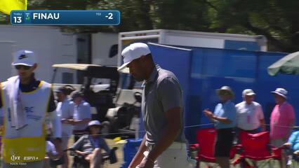Tony Finau | Round 3 | 13th hole | Shot 6 | 2025 RBC Heritage