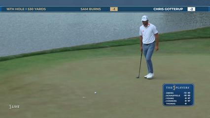 Sam Burns | Round 3 | 16th hole | Shot 5 | 2026 THE PLAYERS