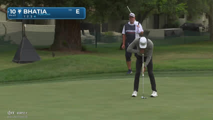 Akshay Bhatia | Round 1 | 10th hole | Shot 4 | 2025 Procore