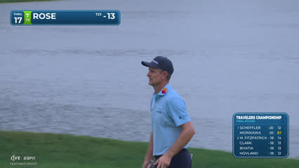 Justin Rose | Round 4 | 17th hole | Shot 4 | 2026 Travelers