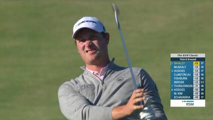 Vince Whaley | Round 3 | 18th hole | Shot 2 | 2024 The RSM Classic