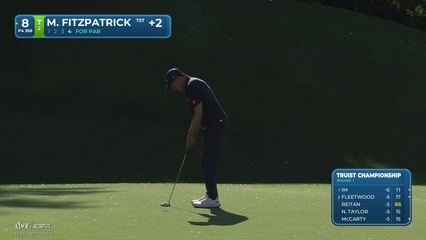 Matt Fitzpatrick | Round 1 | 8th hole | Shot 4 | 2026 Truist Championship