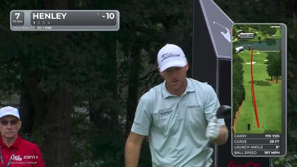 Russell Henley | Round 2 | 7th hole | Shot 1 | 2025 TOUR Championship