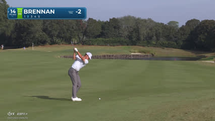 Michael Brennan | Round 2 | 14th hole | Shot 2 | 2025 The RSM Classic