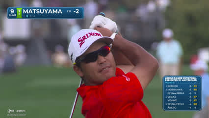 Hideki Matsuyama | Round 1 | 9th hole | Shot 2 | 2026 Arnold Palmer